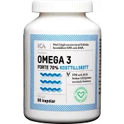 Omega 3 Forte 90st ICA Hjärtat.