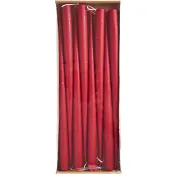 Antikljus Röd H38cm 8p.