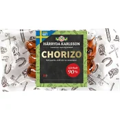 Chorizo 90% Kötthalt 270g Härryda Karlsson.