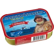 Sardiner i tomatsås 100g Sardinmästarens.