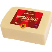 Hushållsost 27% ca 830g Wernerssons.