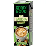 Havredryck Barista Hasselnöt Glutenfri 3% 1000ml Oddlygood®.