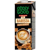 Havredryck Barista Nutty Vanilla osockrad Glutenfri 3% 1000ml Oddlygood®.