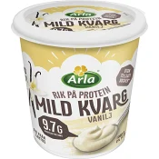 Kvarg Mild Vanilj 0,2% Laktosfri 1000g Arla®.