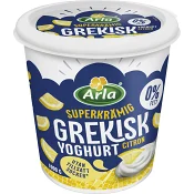 Grekisk Yoghurt Citron 0,2% 1000g Arla®.