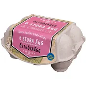 Ägg Lokala 6-p Stjärnägg.