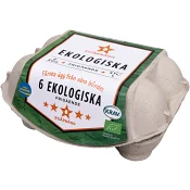 Ägg 6-p KRAV Stjärnägg.