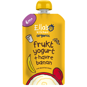 Mellanmål Banan squeeze 6m Ekologisk 100g Ella´s kitchen.