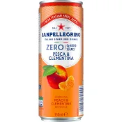 Läsk Pesca Clementina zero 33cl San Pellegrino.