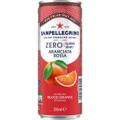 Läsk Aranciata Rossa zero 33cl San Pellegrino.