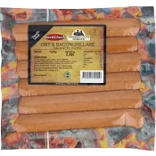 Ost &amp; bacon Grillare Skinnfri 480g Nordchark.