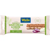 Sandwich Sourcream &amp; Onion 2-p 33g Wasa.