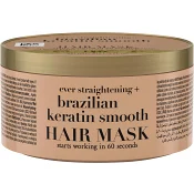 Hårmask Brazilian Keratin Smooth 300ml OGX.