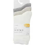 Socka 3p beige mix 36/38 mywear.