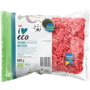 Nötfärs Färsk 15% 800g KRAV ICA I love eco.