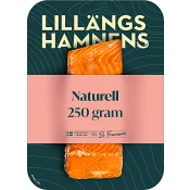 Laxfilé varmrökt naturell ca 250g Lillängshamnens Fiskerökeri.