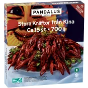 Kräftor Kinesiska Stora vildfångade 700g Pandalus.