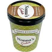 Nocciola Hasslnötsglass 500ml Nonnas Gelato.