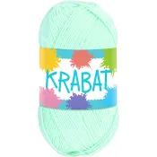 Garn Krabat 416 Ljus Mint 50g Falkgarn.