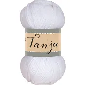 Garn Tanja 210 Vit 100g Falkgarn.