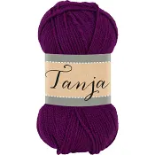 Garn Tanja 065 Plommonlila 100g Falkgarn.