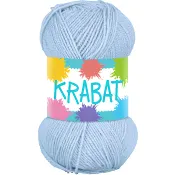 Garn Krabat 413 Ljusblå 50g Falkgarn.