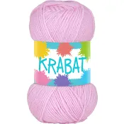 Garn Krabat 279 Rosa 50g Falkgarn.