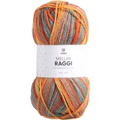 Garn Mellanraggi Fiery Rush 100g Järbo.