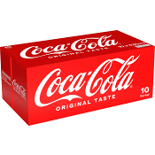 Läsk 33cl 10-p Coca-Cola.