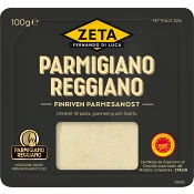 Parmesanost Parmigiano Reggiano finriven 100 g Zeta.