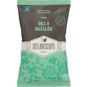 Potatischips Dill &amp; gräslök 150g Gotlandschips.