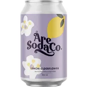 Läsk Citron Och Fläder 330ml Åre Soda.