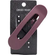 Hårspänne Oval Vinrött 1st Choise By Heart.