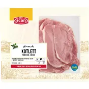 Kotlett Färsk Tunnskivad 500g Scan.