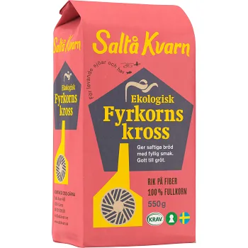 Fyrkornskross 550g KRAV Saltå Kvarn.
