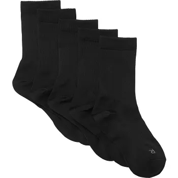 Sportsocka ribb 5p svart 37/40 mywear.
