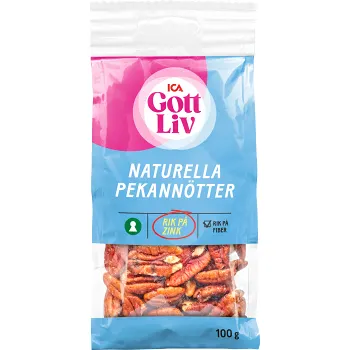 Pecannötter 100g ICA gott liv.