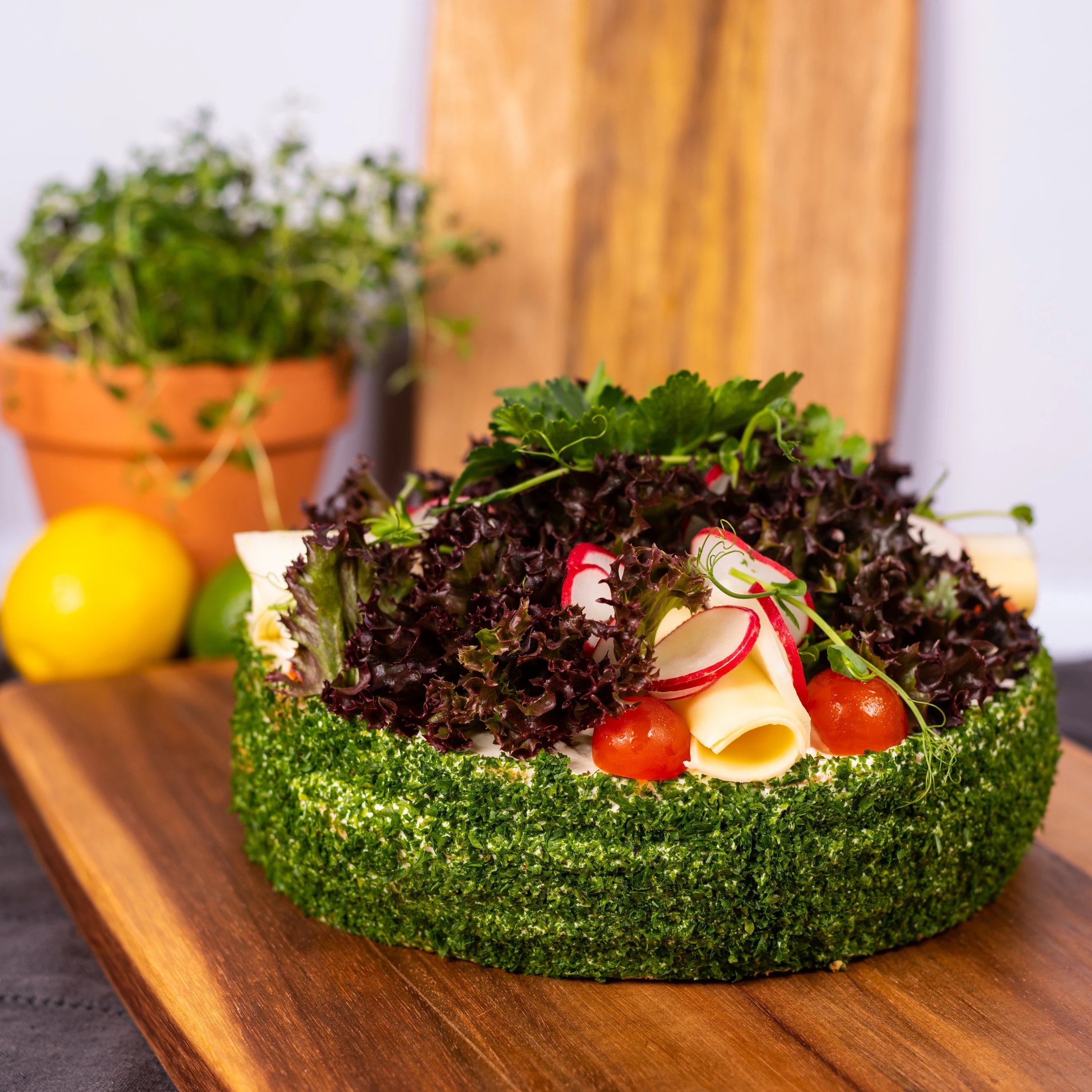 Smörgåstårta VEGETARISK