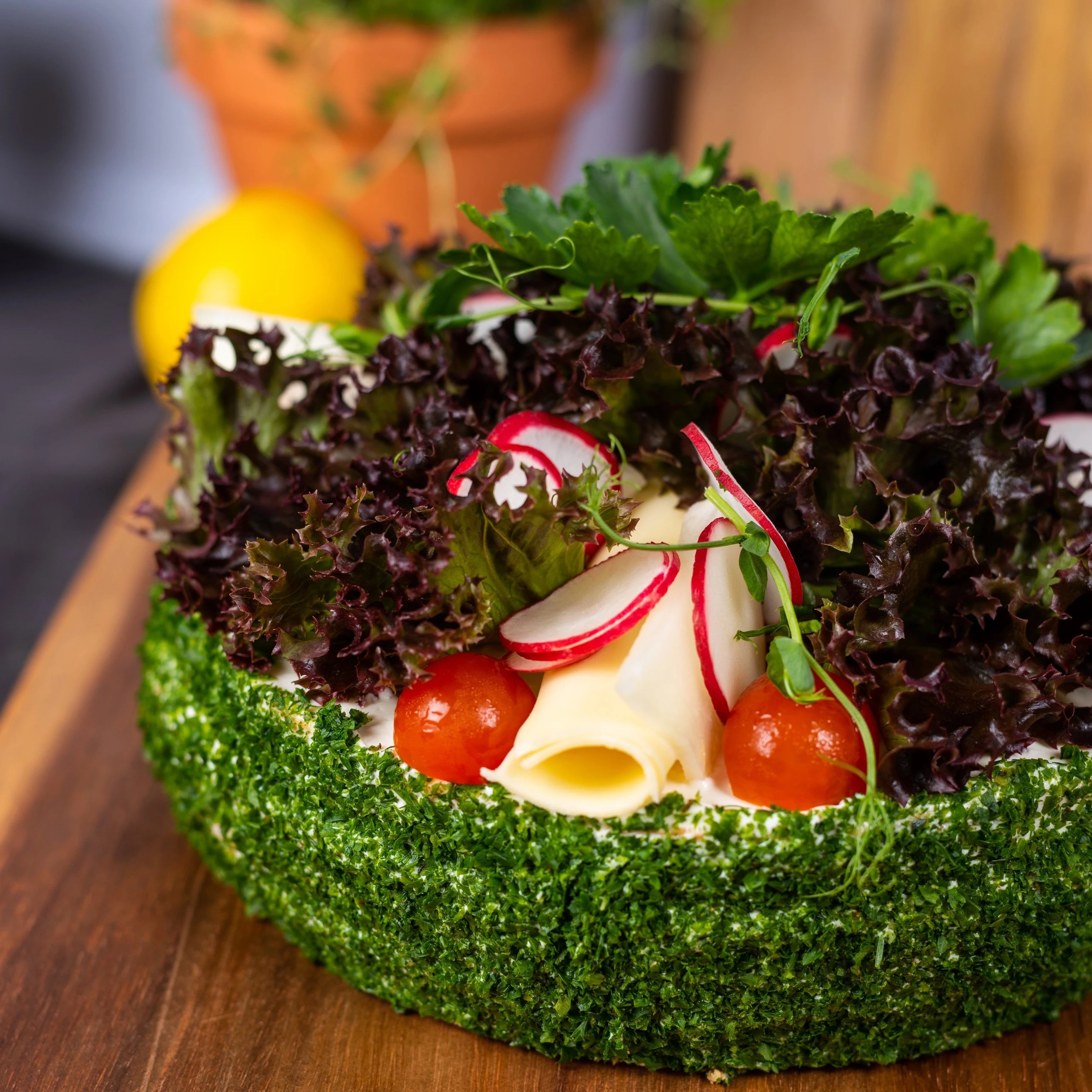 Smörgåstårta VEGETARISK