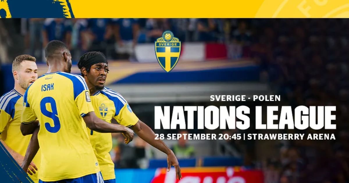 Erbjudande rabatt för ICA-stammisar: Nations League mot Polen 28/9