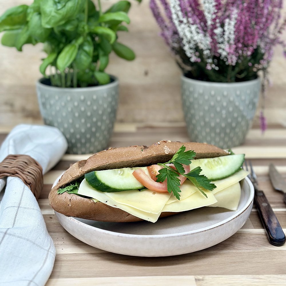 Baguette med ost