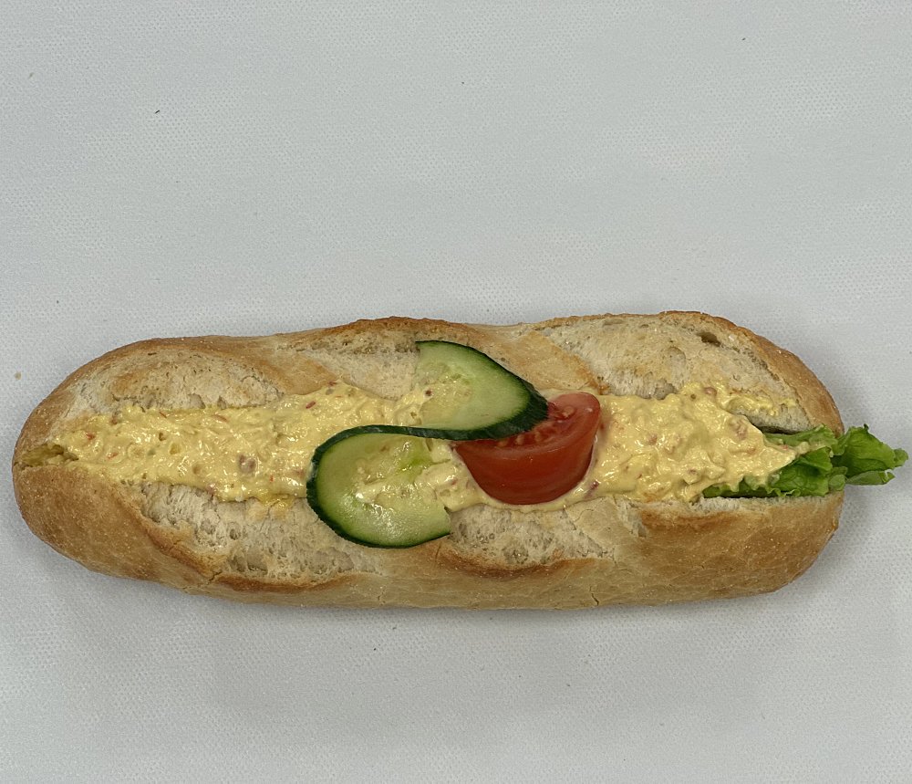 Kyckling & curry baguette