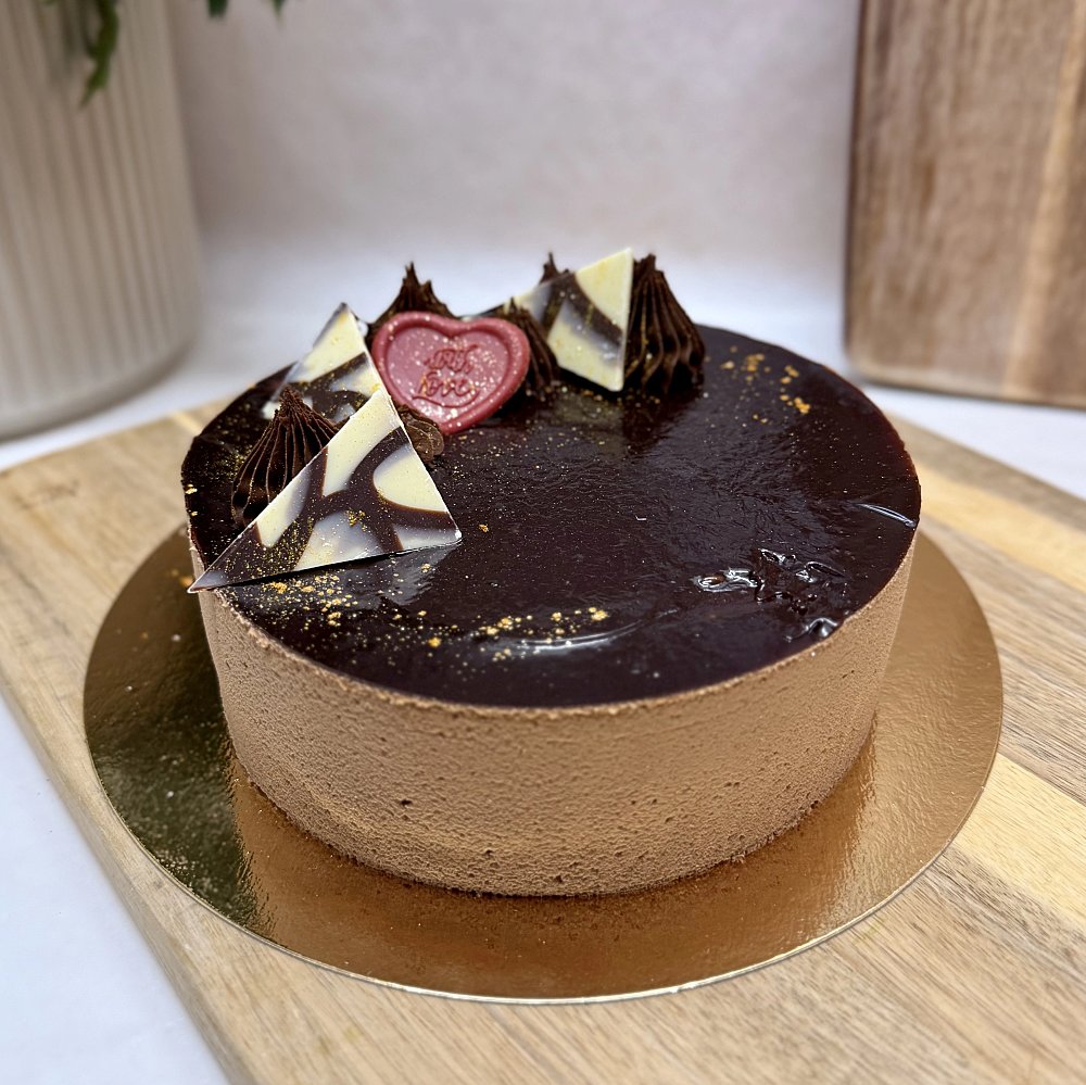 Moussetårta choklad