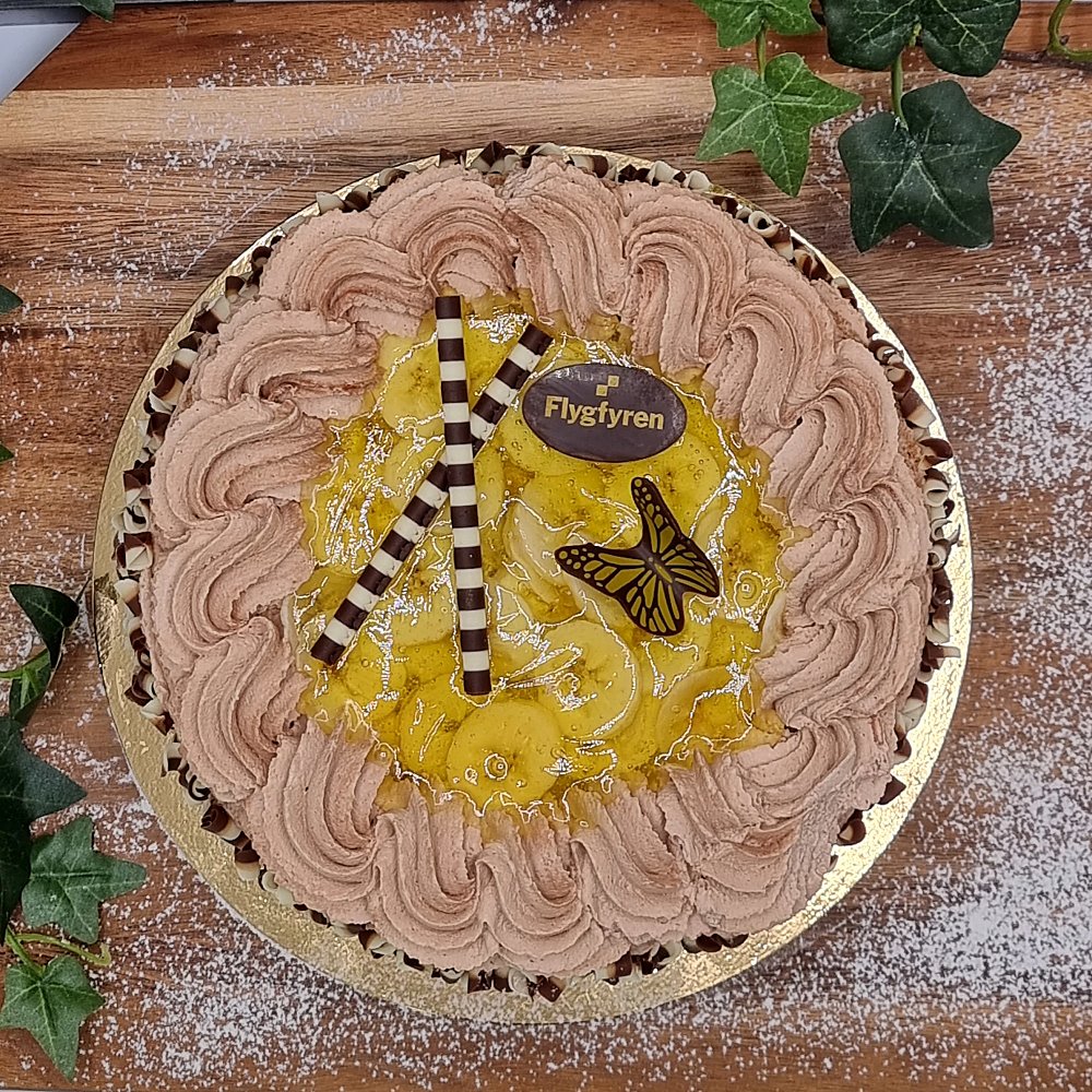 Flygis banantårta