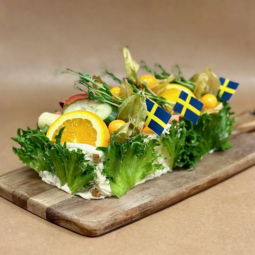 Smörgåstårta vegetarisk