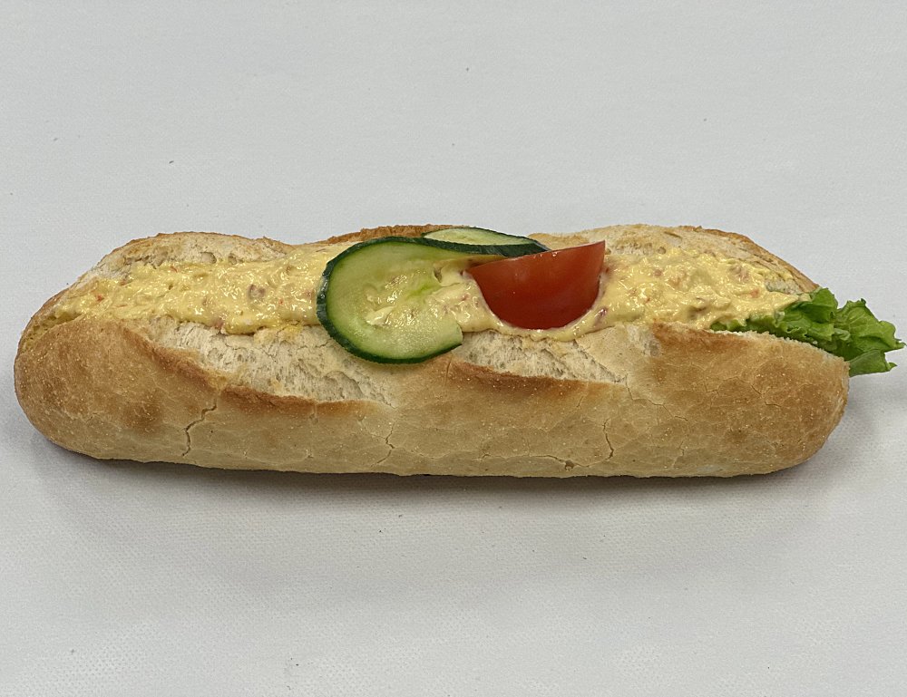 Kyckling & curry baguette