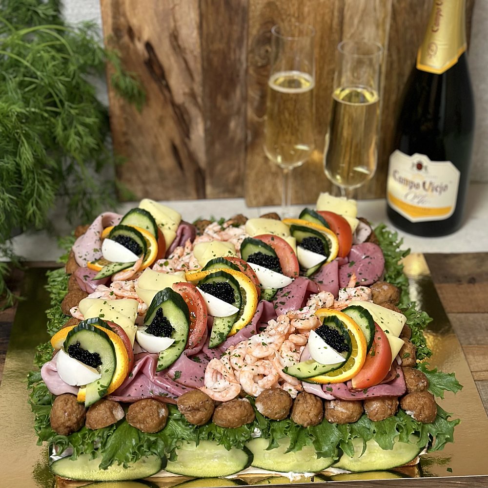 Mixad tårta