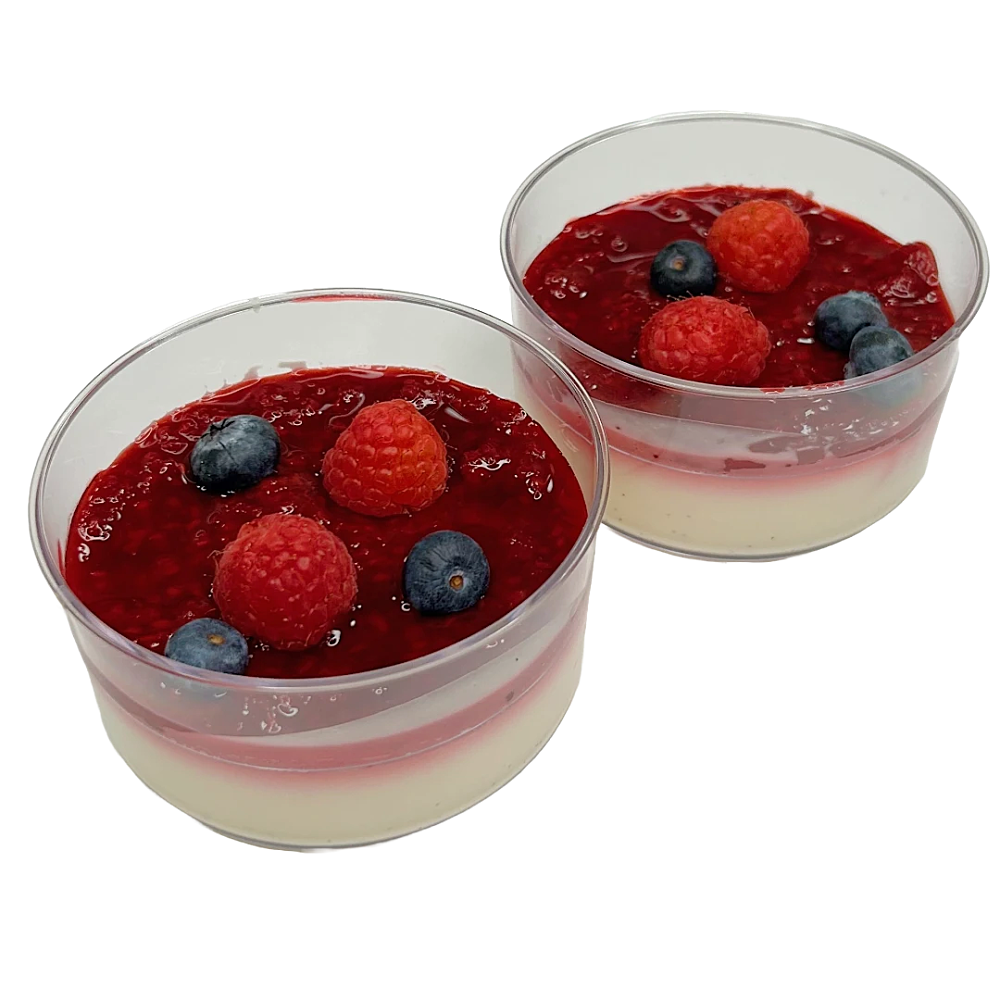 Hallonpannacotta 2-pack