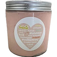 Gelato sorbet jorgubb & rabarber