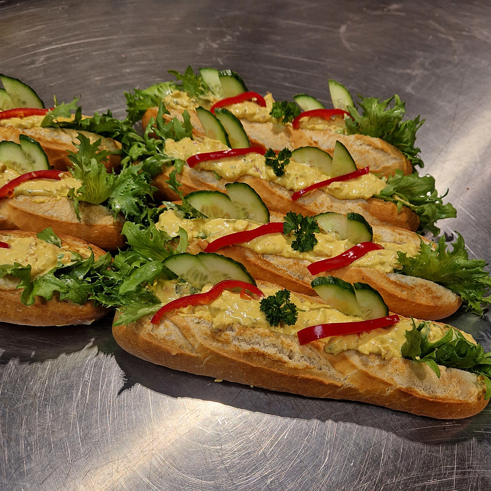 Baguette kycklingcurry